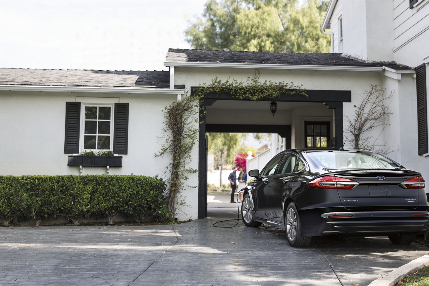 2020 Ford Fusion Rear Black Exterior Picture